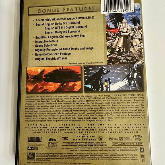 RARE Star Wars Five Star Collection Enhanced Special Edition-COMPLETE DVD set - Picture 3 of 7